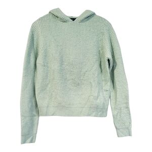 🔥3/$15🔥 Mint Waffle Knit Hoodie